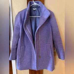 J. Crew Lavender Trench Coat